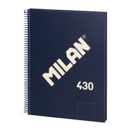 Cuaderno tapa cartón duro A4 80 hojas Rayado MILAN