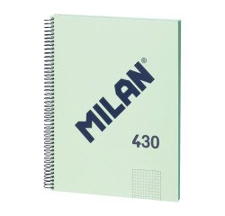 Cuaderno tapa cartón duro A4 80 hojas 5 x 5 MILAN