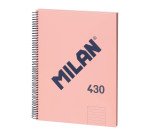 Cuaderno tapa cartón duro A4 80 hojas Rayado MILAN