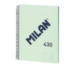 Cuaderno tapa cartón duro A4 80 hojas Rayado MILAN