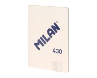 Cuaderno encolado tapa flexible A4 48 hojas 5 x 5 MILAN