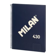 Cuaderno tapa cartón duro A4 80 hojas 5 x 5 MILAN