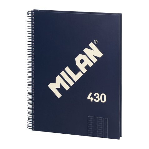 Cuaderno tapa cartón duro A4 80 hojas 5 x 5 MILAN