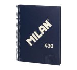 Cuaderno tapa cartón duro A4 80 hojas 5 x 5 MILAN