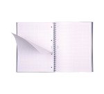 Cuaderno tapa cartón duro A4 80 hojas 5 x 5 MILAN