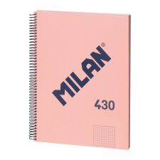 Cuaderno tapa cartón duro A4 80 hojas 5 x 5 MILAN