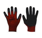 Gants de travail Flash Grip RED, noir/rouge - La paire