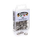 Puntine - 3 punte temperate e nichelate - Leone - conf. 100 pezzi