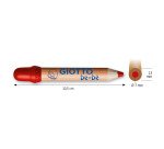 Supermatitoni - diametro mina 7 mm - lavabili - colori assortiti - con temperino - Giotto - astuccio 6 pezzi