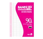 Ricambi BandUp forati rinforzati - A4 - rigo di 1a - 90gr - BM - conf. 40 pezzi