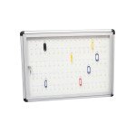 Bacheca murale portachiavi - 45 x 60 cm - 90 posti chiave - Metalplus