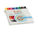 Primo 603JUMBO12 felt pen Multicolour 12 pc(s)