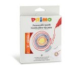 Pennarelli per tessuto - colori assortiti - Primo - astuccio 8 pezzi