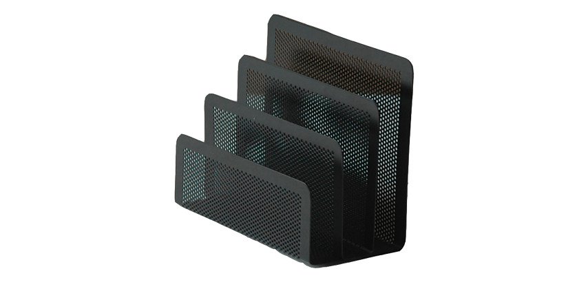 Range-lettres Pierre-Henry Mesh noir