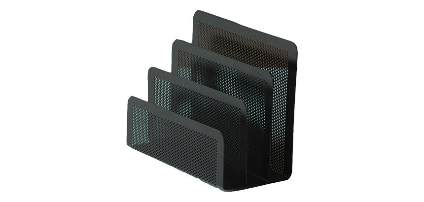 Range-lettres Pierre-Henry Mesh noir