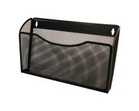 Expositor de pared metálico negro Pierre-Henry Mesh