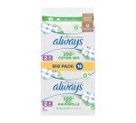 Serviettes hygiéniques long avec ailettes Cotton Bio Always