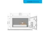Coffre-fort standard 3,8 litres serrure électronique Yale