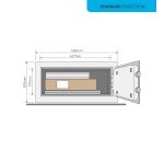 Coffre-fort hôtel serrure électronique Yale