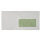 Sobre 110 x 220 mm reciclado presupuesto 80 g con ventana 45 x 100 mm - Caja de 500