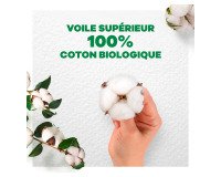 Long sanitary towel with wings Bio Cotton Always
