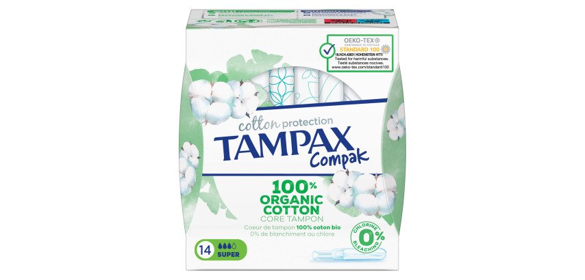 Tampons Tampax Cotton Protection Compak - Box of 14