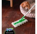Lingettes sèches Swiffer 3D Clean - Boîte de 14