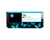 HP 728 (F9J68A) cartucho original negro mate de alta capacidad 300 ml