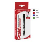 Marcatori permanenti Pentel N60 quadrata assortiti 4 unità