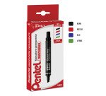 Marcatori permanenti Pentel N60 quadrata assortiti 4 unità