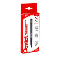 Marcatori permanenti Pentel Slim N50 Conica 1.5 mm assortiti 4 unità