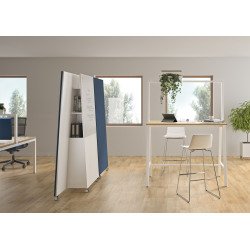 Table haute Pluggin H 109 cm x P 80 cm avec arche LED