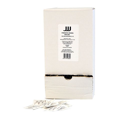 Pimienta negra JJJ - caja de 1000 sobres