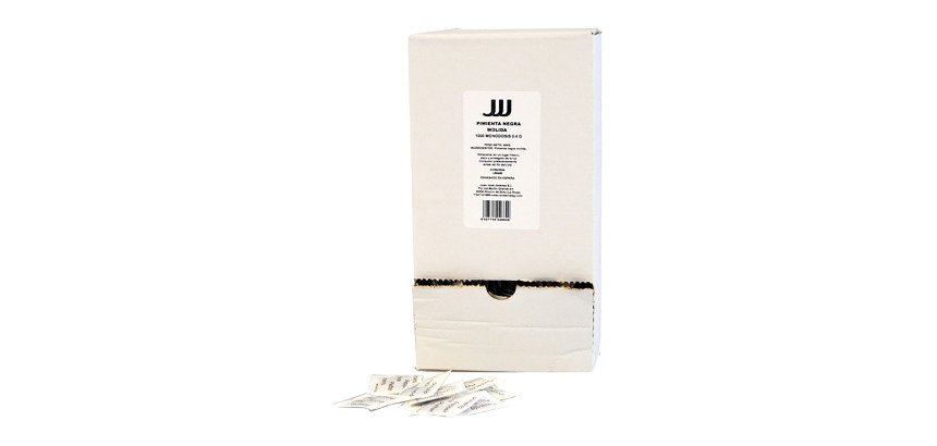 Pimienta negra JJJ - caja de 1000 sobres