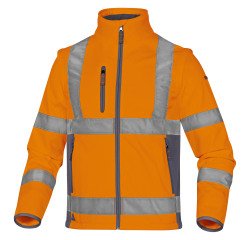 Veste Softshell Moonlight2 haute visibilité, orange fluo