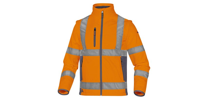 Veste Softshell Moonlight2 haute visibilité, orange fluo