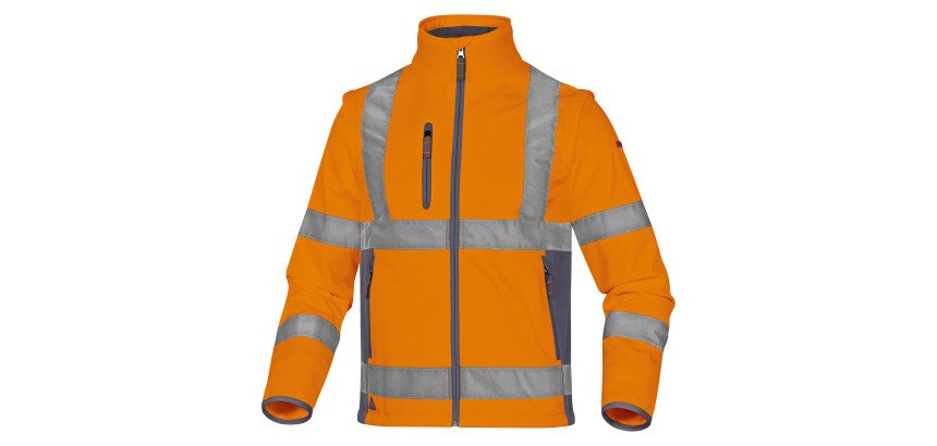 Veste Softshell Moonlight2 haute visibilité, orange fluo