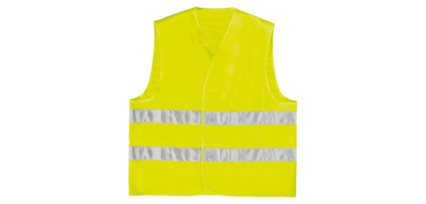 Deltaplus high-visibility safety vest GILP2 - unisex - with velcro