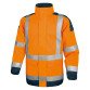 Parka de alta visibilidad Easyview, naranja fluorescente
