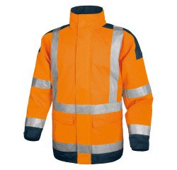 Parka de alta visibilidad Easyview, naranja fluorescente