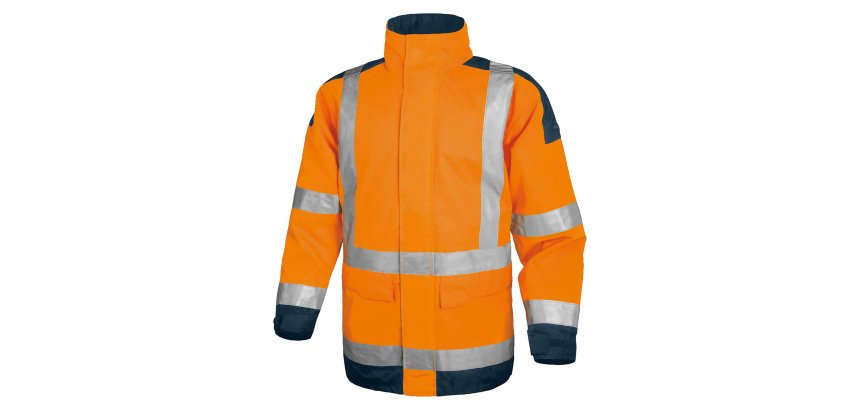 Parka haute visibilité Easyview, orange fluo