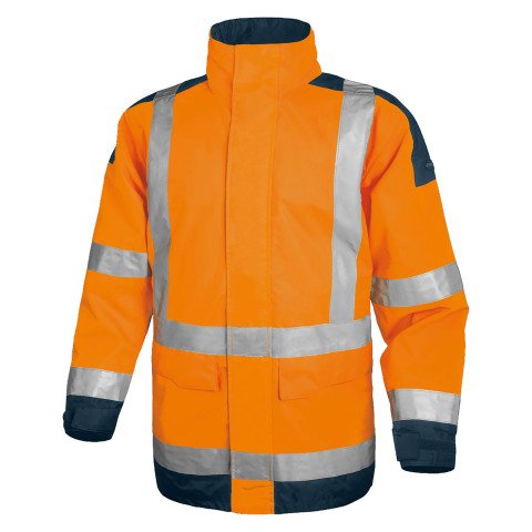 Parka de alta visibilidad Easyview, naranja fluorescente talla XL