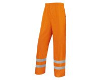 Pantalones de lluvia alta visibilidad naranja