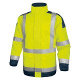 Parka de alta visibilidad Easyview, amarillo fluorescente