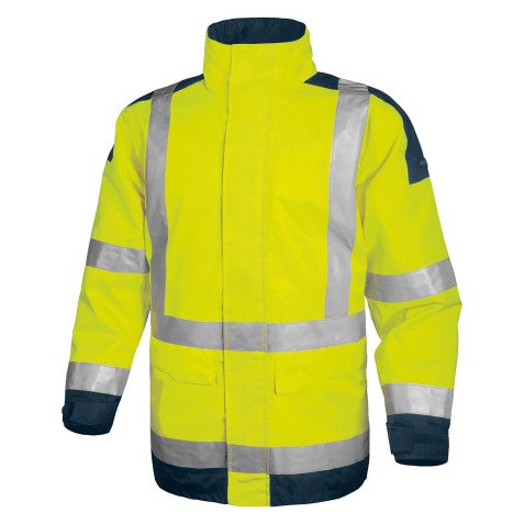 Parka de alta visibilidad Easyview, amarillo fluorescente
