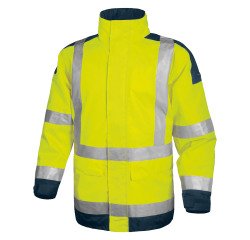 Parka de alta visibilidad Easyview, amarillo fluorescente