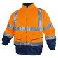 Chaqueta de trabajo alta visibilidad naranja