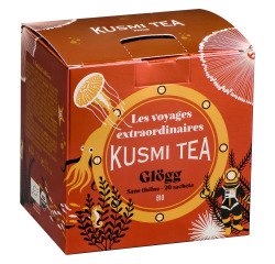 Té Glogg Kusmi Orgánico - Caja de 20 bolsitas de muselina