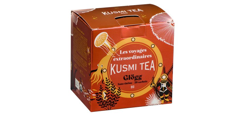 Glogg bio Noel 2023 Kusmi tea - Etui 20 sachets mousseline - 60g