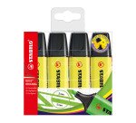 Surligneur Stabilo Boss - Blister de 4